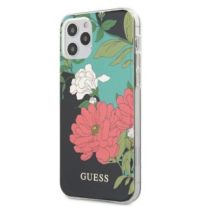 GUESS iPhone 12 / 12 Pro Protective Cover / Case N1 Flower Collection