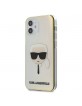Karl Lagerfeld iPhone 12 mini 5.4 Case Multicolor Iridescent Karl`s Head