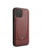 Mercedes iPhone 12 Pro Max Leather Case Urban Line Red