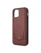Mercedes iPhone 12 Pro Max Leather Case Urban Line Red