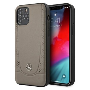 Mercedes iPhone 12 / 12 Pro leather Case Urban Line brown