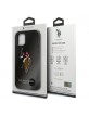 US Polo iPhone 12 Pro Max 6.7 Case Black Embroidery