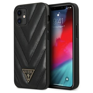 GUESS iPhone iPhone 12 mini Case V-Quilted Black