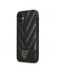 GUESS iPhone iPhone 12 mini Hülle V-Quilted Schwarz