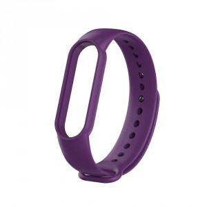 Beline silicone bracelet Xiaomi Mi Band 5 design purple