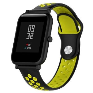 Beline Silicone Bracelet Watch Active / 3 20 mm Huawei GT 2 Garmin Vivomove, Vivoactive Black Yellow