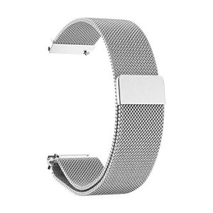 Beline magnetic bracelet watch 20mm Fancy Samsung, Huawei, Garmin stainless steel silver