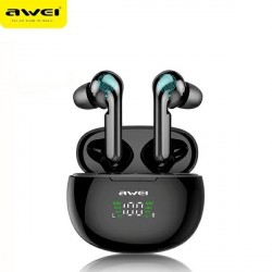 AWEI Bluetooth Kopfhörer 5.0 T15P TWS + ladestation schwarz