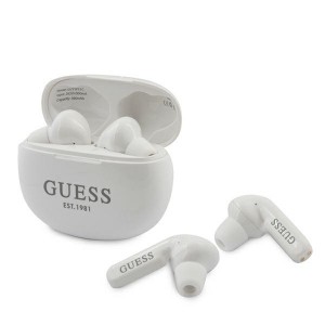 GUESS Bluetooth In-Ear Headset TWS + Ladestation weiß GUTWS1CWH