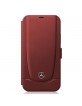 Mercedes iPhone 12 mini 5.4 leather case red Urban Line MEFLBKP12SARMRE