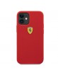 Ferrari iPhone 12 mini 5.4 On Track Silicone Case Red