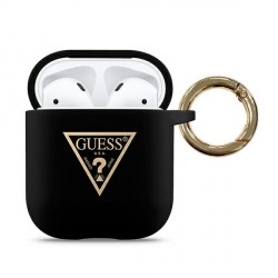 Guess AirPods 1 / 2 Case / Cover Triangle Logo Black