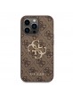 Guess iPhone 14 Pro Max Case Cover Big 4G Metal Logo Brown