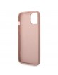 Guess iPhone 15 Plus / 14 Plus Hülle Case Saffiano Rosa Pink
