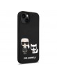 Karl Lagerfeld iPhone 14 Plus / 15 Plus MagSafe Case Silicone Karl Choupette Black