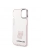 Karl Lagerfeld iPhone 14 Plus / 15 Plus Choupette Case Pink