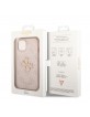 Guess iPhone 14 Case 4G Big Metal Logo Cover Pink