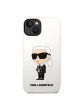 Karl Lagerfeld iPhone 14 Plus / 15 Plus Hülle Case Ikonik Silikon Weiß