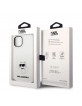 Karl Lagerfeld iPhone 14 Plus / 15 Plus Hülle Case Silikon Choupette Weiß