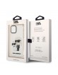 Karl Lagerfeld iPhone 12 / 12 Pro Glitter Karl and Choupette Transparent