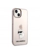Karl Lagerfeld iPhone 14 Plus / 15 Plus Hülle Case Choupette Rosa