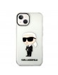 Karl Lagerfeld iPhone 14 Plus / 15 Plus Hülle Case Ikonik Transparent