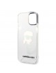 Karl Lagerfeld iPhone 14 Plus / 15 Plus Case Ikonik Transparent