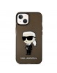 Karl Lagerfeld iPhone 14 Plus / 15 Plus Hülle Case Ikonik Schwarz