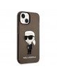 Karl Lagerfeld iPhone 14 Plus / 15 Plus Hülle Case Ikonik Schwarz