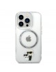Karl Lagerfeld iPhone 14 Pro Max MagSafe Case Karl Choupette Clear