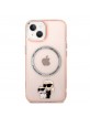 Karl Lagerfeld iPhone 14 Plus / 15 Plus Hülle Case Magsafe Karl Choupette Rosa