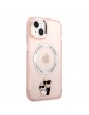 Karl Lagerfeld iPhone 14 Plus / 15 Plus Hülle Case Magsafe Karl Choupette Rosa