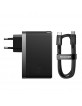 Baseus GaN5 Pro Fast Charger USB + 2xUSB-C 140W Black CCGP100201