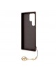 Guess Samsung S23 Ultra Hülle Case Cover Charms 4G Braun