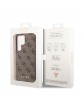 Guess Samsung S23 Ultra Case Cover Charms 4G Brown