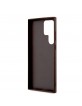 Guess Samsung S23 Ultra Case Cover Big 4G Metal Logo Brown