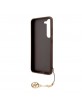 Guess Samsung S23 Hülle Case Cover Charms 4G Braun