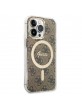 Guess iPhone 13 Pro Hülle Case MagSafe IML 4G Braun