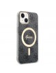 Guess iPhone 13 Hülle Case MagSafe IML 4G Schwarz