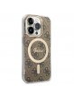 Guess iPhone 14 Pro Case MagSafe IML 4G Brown