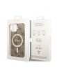 Guess iPhone 14 Hülle Case MagSafe IML 4G Braun