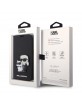 Karl Lagerfeld iPhone 13 Pro Max Tasche Book Case Saffiano Karl Choupette Schwarz