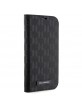 Karl Lagerfeld iPhone 13 Pro Tasche Book Case Monogram Saffiano Schwarz