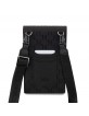 Karl Lagerfeld Saffiano Ikonik Shoulder Bag in Black