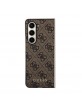 Guess Samsung Z Fold 5 Case Charms 4G Brown
