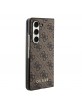 Guess Samsung Z Fold 5 Case Charms 4G Brown