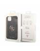 Guess iPhone 15 Plus Hülle 4G Big Metal Logo Case Cover Grau