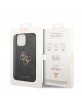 Guess iPhone 15 Pro Max Case 4G Big Metal Logo Cover Gray