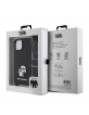 Karl Lagerfeld iPhone 15 Case Crossbody Karl + Choupette Black