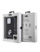 Karl Lagerfeld iPhone 15 Pro Case Crossbody Karl + Choupette Black